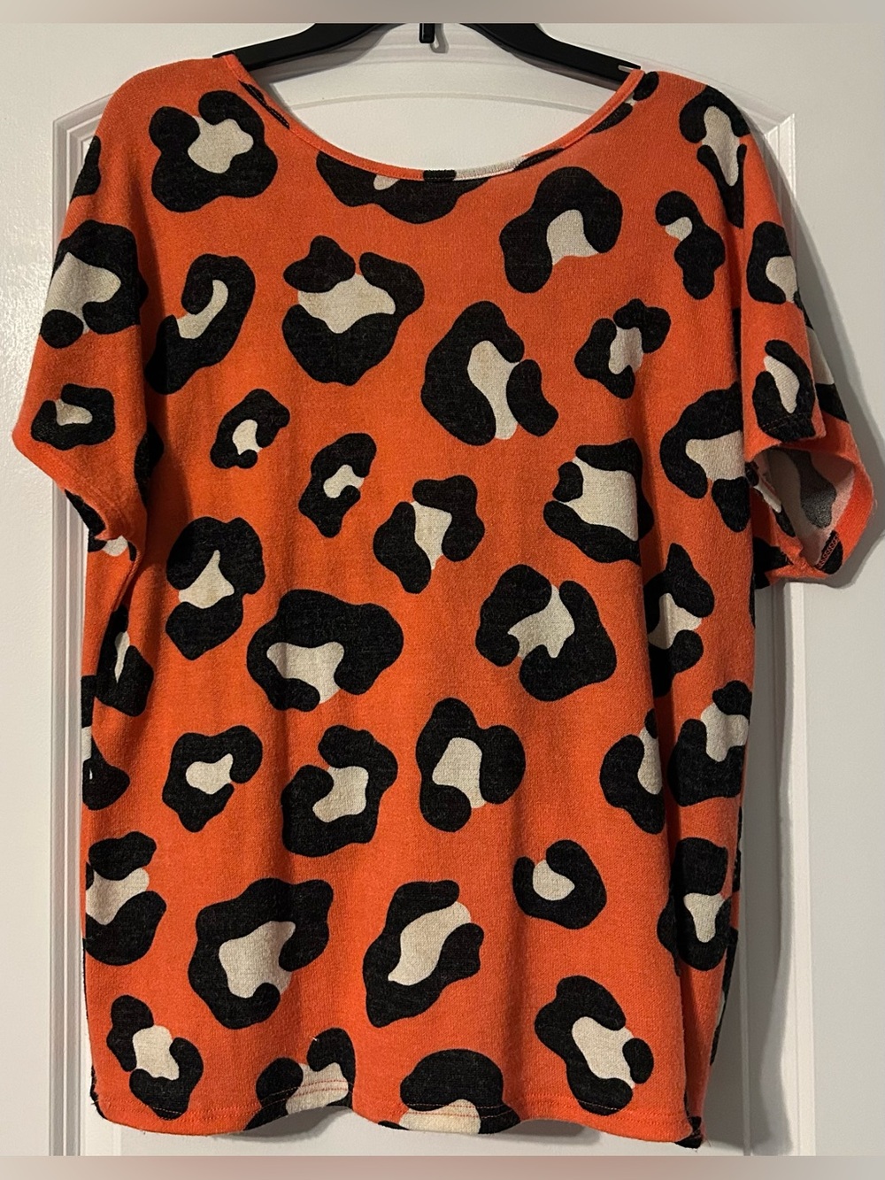 Leopard Print Open Back Top